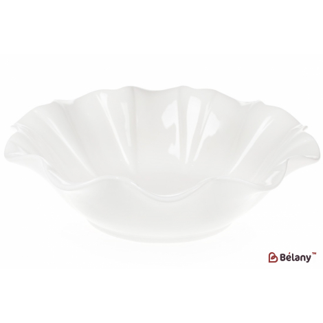 Фарфоровый салатник 1,2 л "Deep" белый