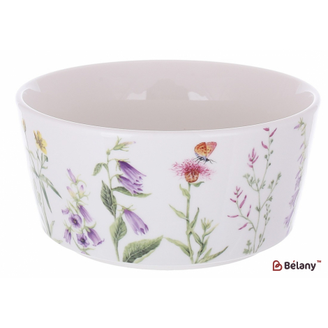 Фарфоровоый салатник 15 см "Bell Flower",белое