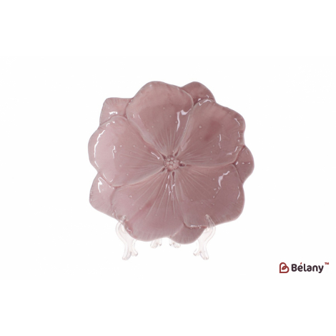 Фарфоровое блюдо, 18.5 cм "Lily ", пудра