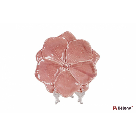 Фарфоровое блюдо, 18.5 cм "Lily ", пепел розы