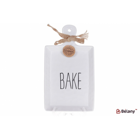 Керамическое блюдо для выпечки, 26.5 см "Bonnie",белое