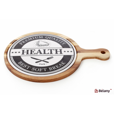 Деревянная доска для сыра(десерта), 38 см "Health",дерево