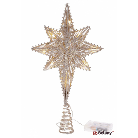 Topper pentru brad de Crăciun cu iluminare LED #4