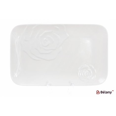 Фарфоровое блюдо, 35 см "Ecuador"белое