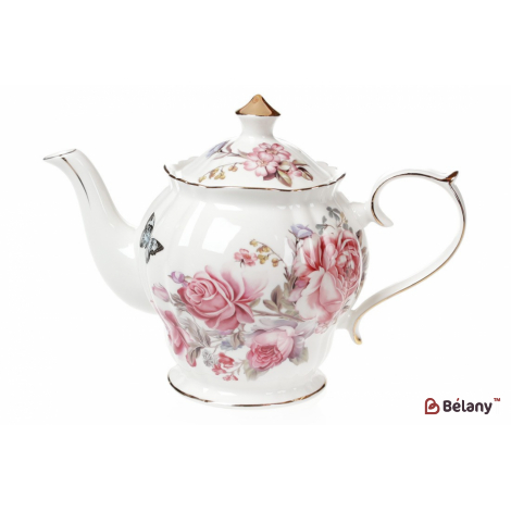 Фарфоровый чайник 1250 мл "Versailles" белый