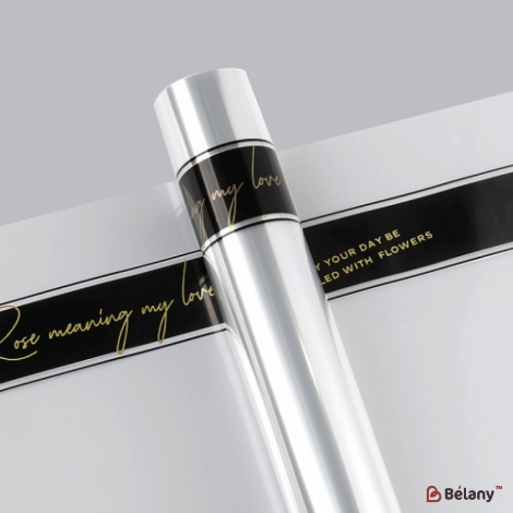 Hârtie de calc transparentă pentru flori „Înseamnă negru”