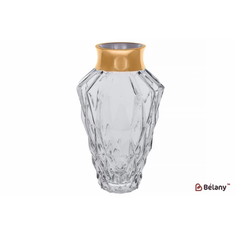 Стеклянная ваза "Vesta grey"