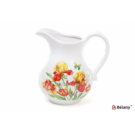Керамический кувшин 900 мл "Iris", белый