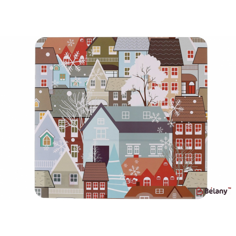 Салфетка для сервировки (плейсмат) 30 см "Chimney " разноцветный