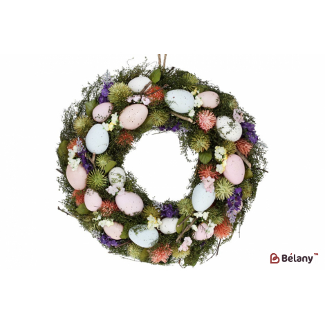 Пасхальный венок (декоративный) 35 см "Easter mood"