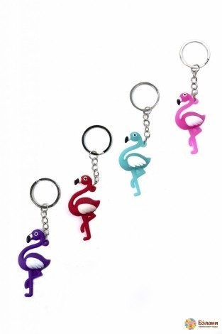 Breloc Din Silicon „Flamingo”