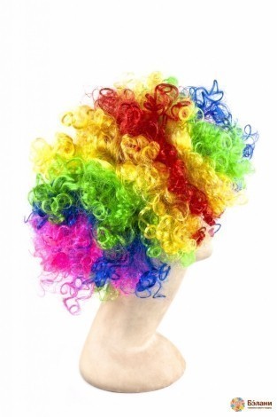 Perucă Curcubeu „Clown”