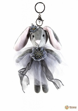 Breloc „Iepuraș În Fustă Cu Organza”