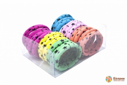 Bandă Elastică Colorată Fără Cusături Cu Stele L