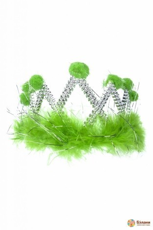 Coroana "pooh Cu Pompoane" Verde