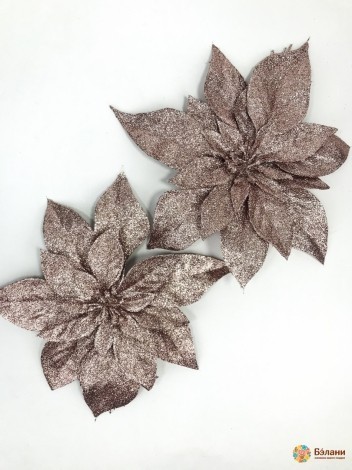 Decor "floare Cu Petale Ascuțite" Pudră Sclipici