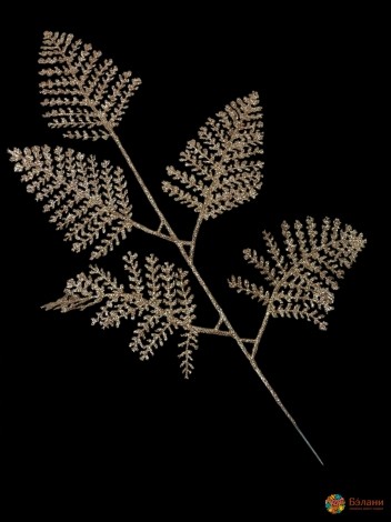 Decor De Anul Nou "fern Branch" Pulbere