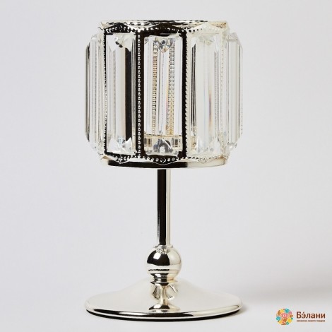 Sfeșnic Metalic Cu Cristale „Proper” S
