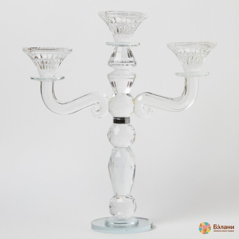 Sfeșnic De Sticlă „Al Optulea” Pentru Trei Lumânări