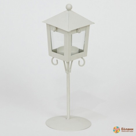 Sfeșnic Decorativ „Lantern” Alb