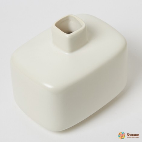Vaza Din Ceramica "patrat" ​​alba