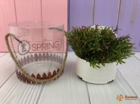 „Bocan” Din Ceramică Cu Umplutură Verde Și Visiniu