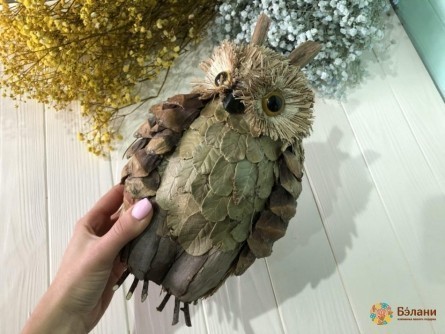 Bufniță Decorativă „Șezut” M