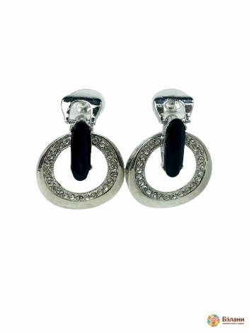 Cercei Tip Tip „Inele Cu Agate Negre”