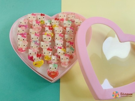 Inel Pentru Copii "kitty" Transparent