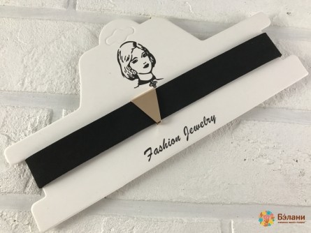 Choker "golden Triangle" Negru