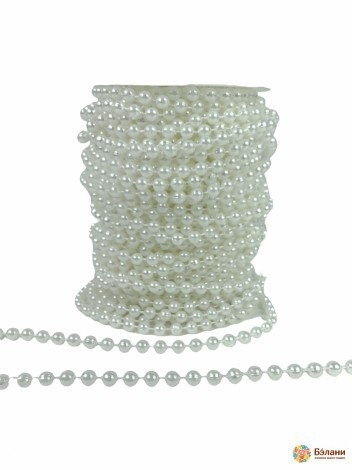 Perle Artificiale Pe Un Fir Într-O Bobină "pearl S"
