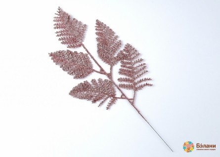 Decor De Anul Nou "branch" Roz