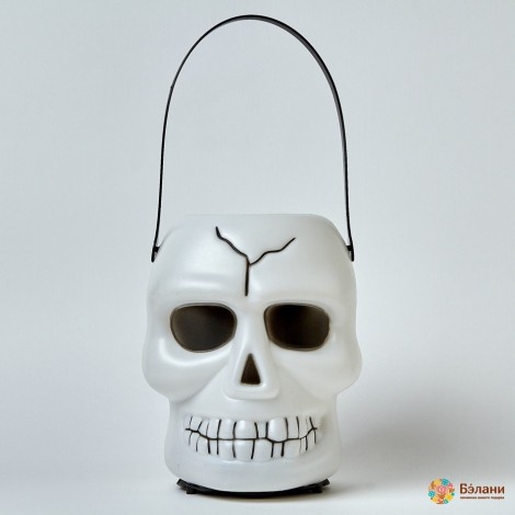 Decor „Crâniu Care Râde” Cu Iluminare Led M