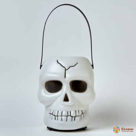 Decor „Crâniu Care Râde” Cu Iluminare Led L