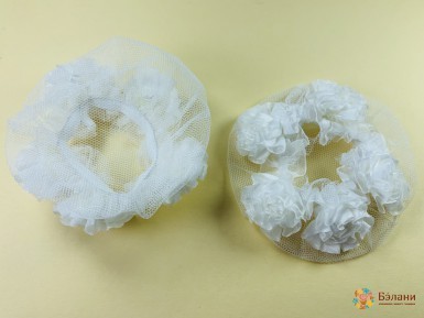 Plasa De Pește Alb Cu Flori Albe