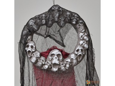 Pandantiv De Halloween "rotund Cu Cranii" Spumă