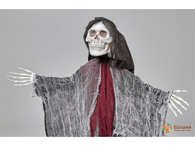 Decor Pandantiv "craniu Într-O Manta Neagra"