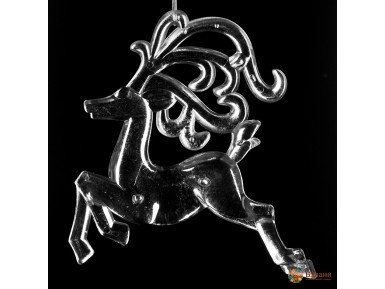 Figura Acrilică „Căprioare De Crăciun” (20 Buc / Pachet)