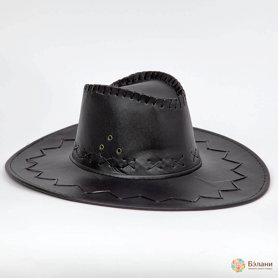 Pălărie „Cowboy” Din Piele