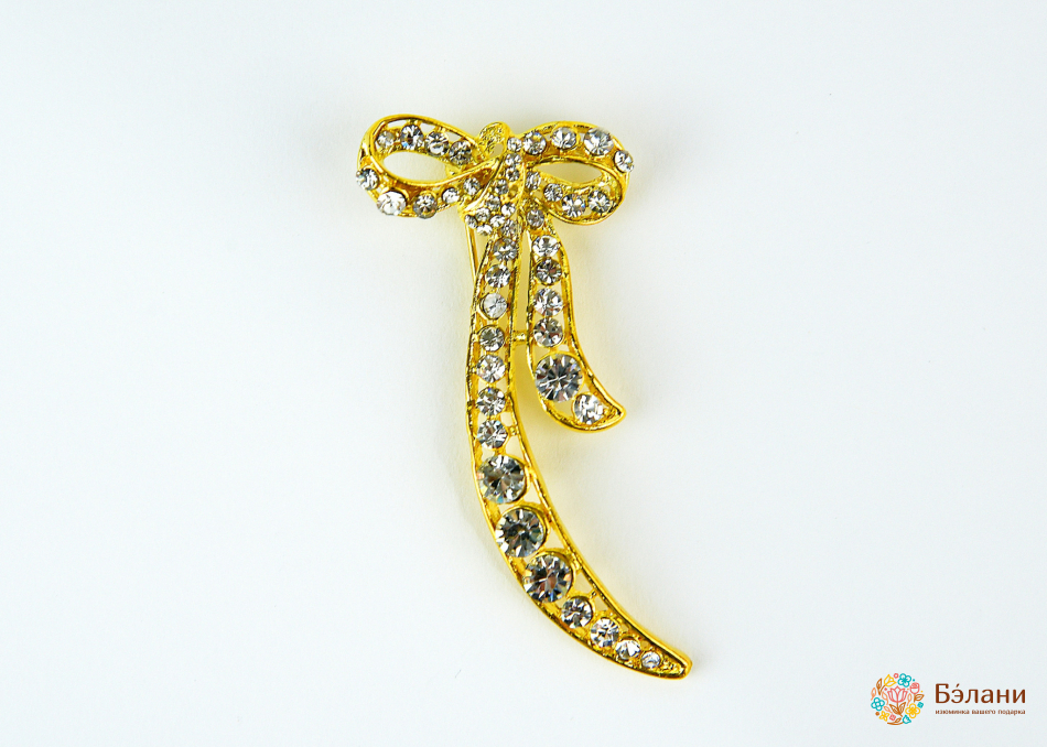 Broșă „Funcuță Cu Strasuri”