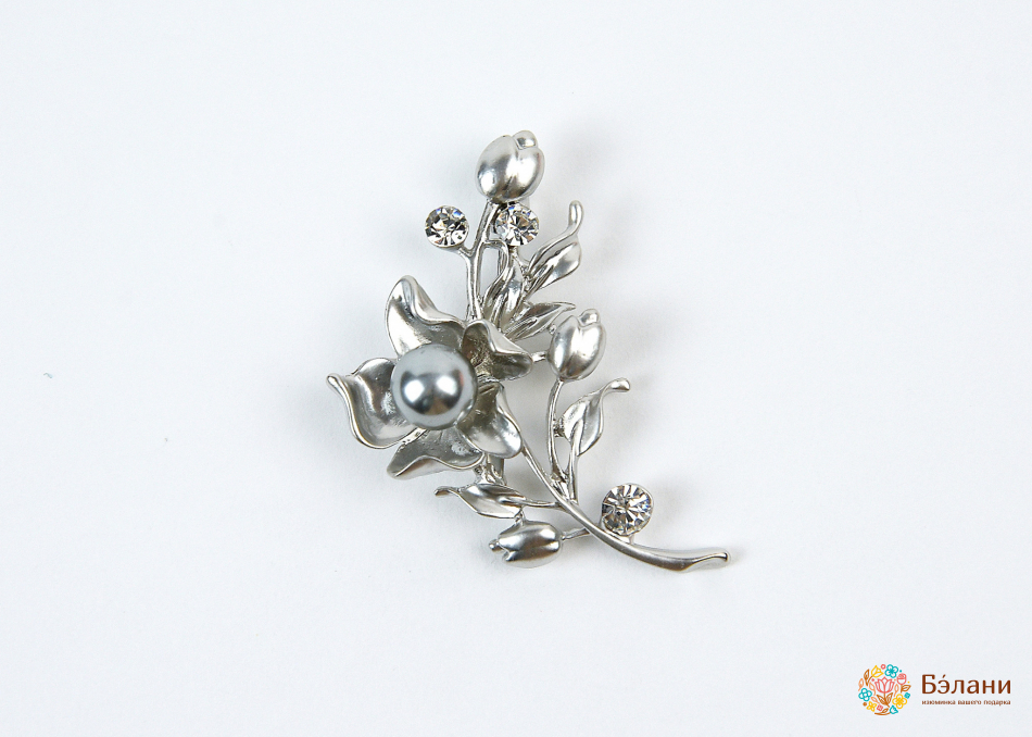Broșă „Crangă De Argint”