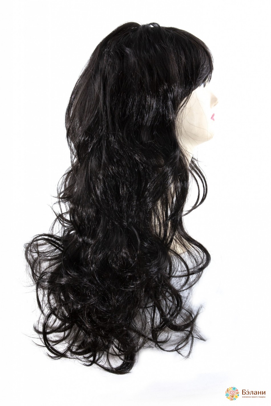Peruca "wave" Neagra
