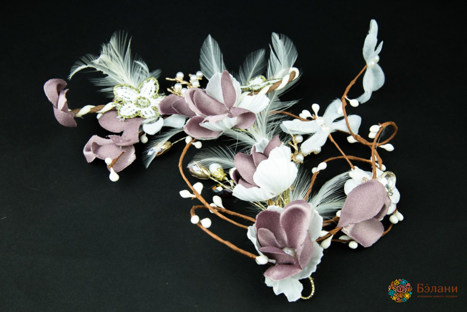 Crenguta "floare De Marsala Cu Pene"