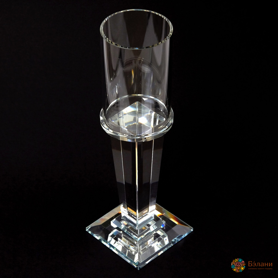 Sfeșnic Din Sticlă „Toc” M