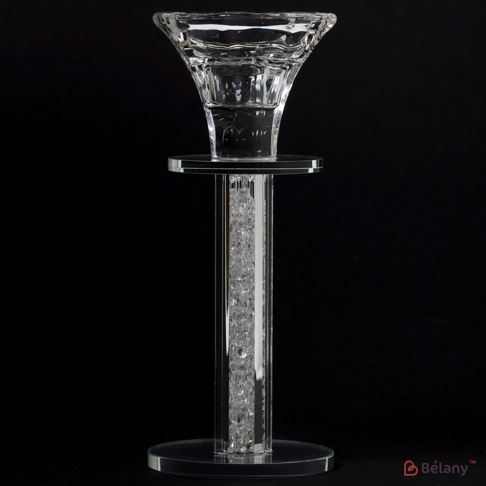 Sfeșnic Din Sticlă „Conic” M
