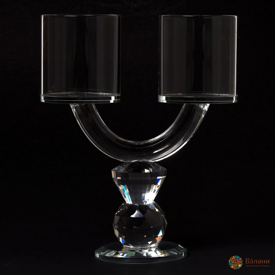 Sfeșnic De Sticlă „Dual” L