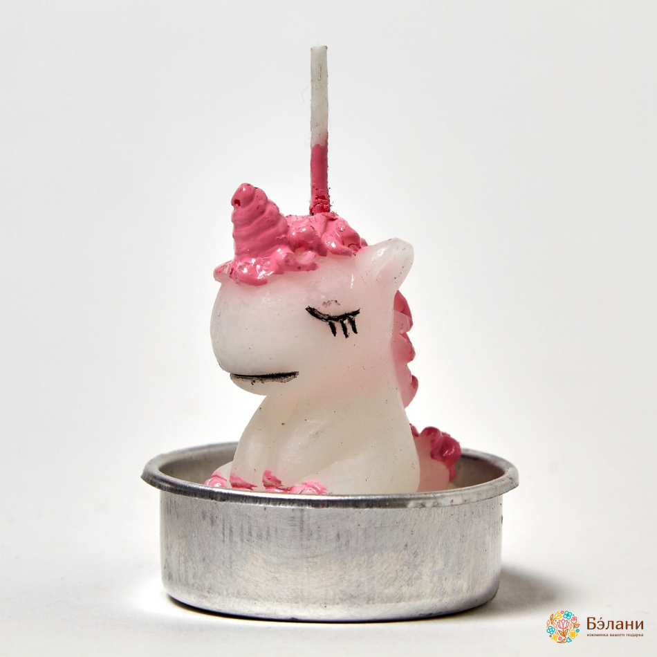 Lumanari "little Unicorn No. 1" Roz