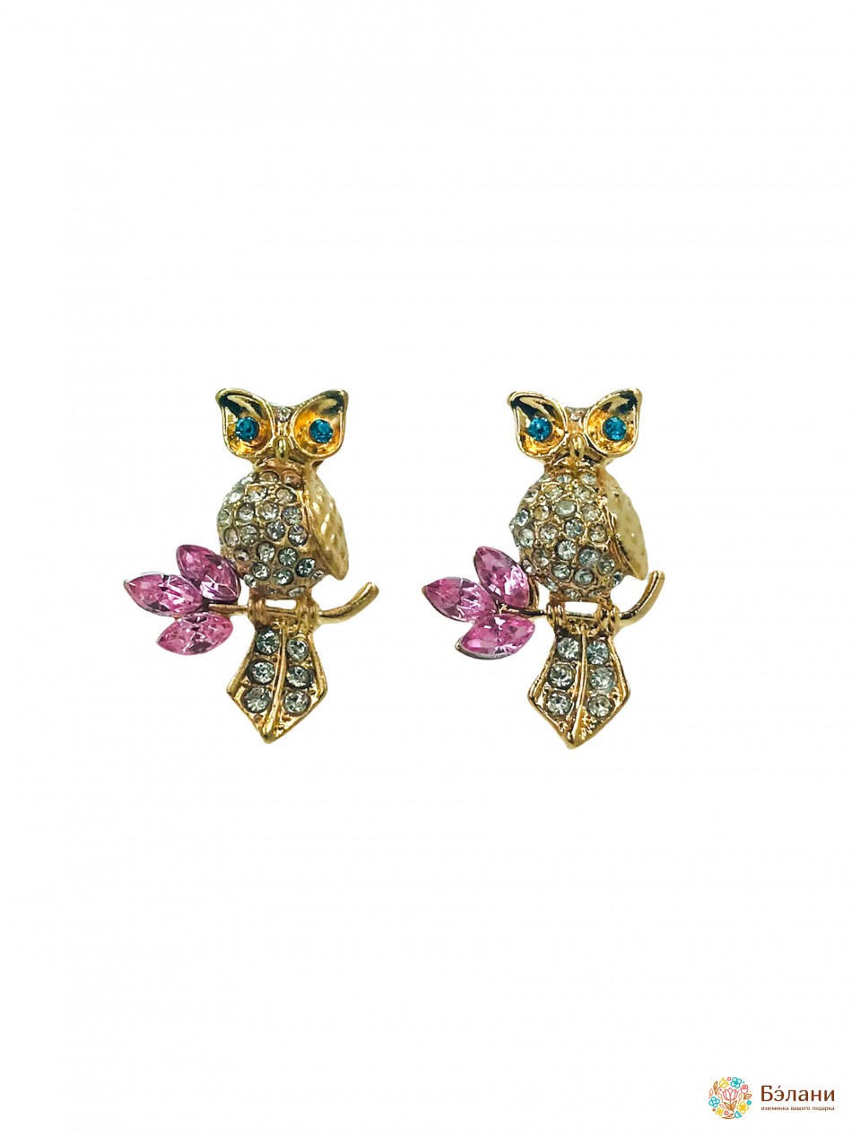 Cercei Tip „Bufniță Pe Ramură”