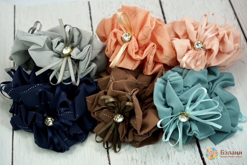 Elastic Din Sifon "farcuta Cu Strasuri" Volumetric