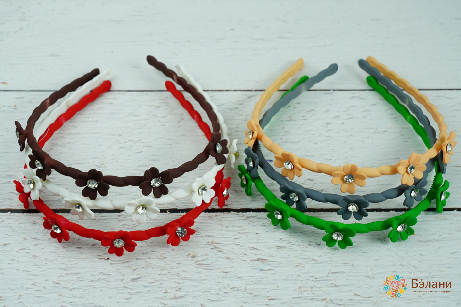 Bandita „Cornflower” Cu Strasuri